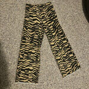 BILLIABONG CHEETAH wide legged flair jeans